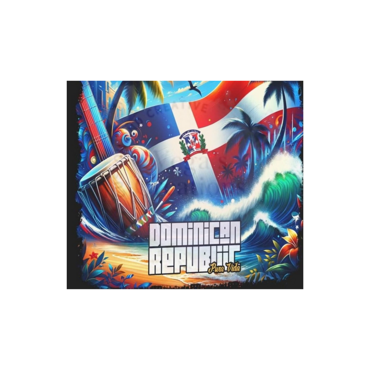 Dominican Republic Tumbler Style 2