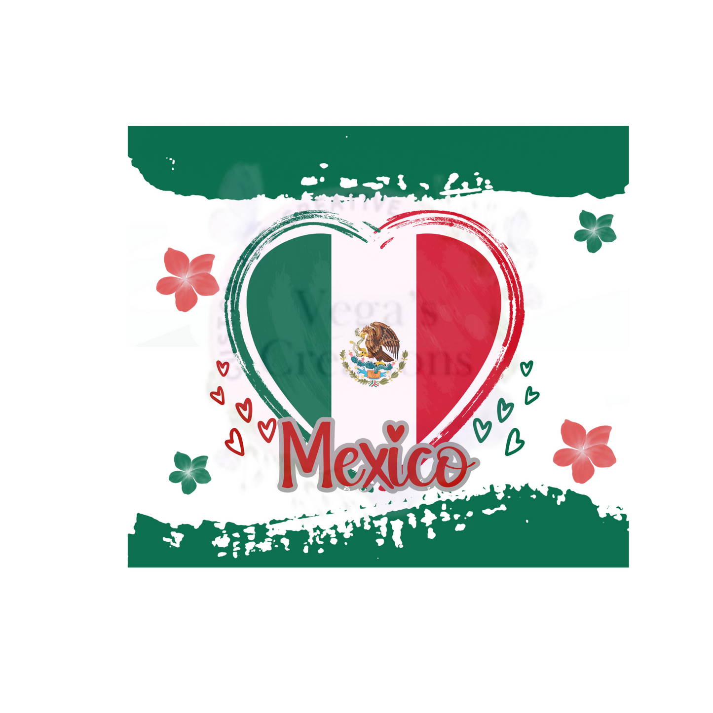 Mexico Heart Tumbler
