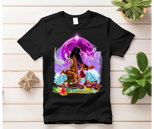 Moana 2 T shirt and tumbler bundle