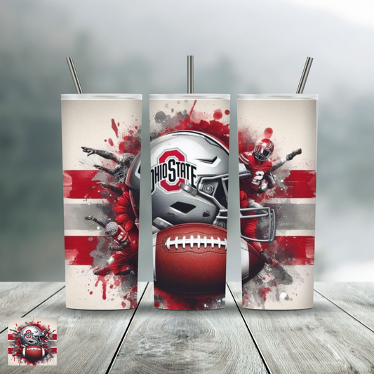 Ohio State Football tumbler Style 3