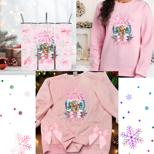 Pink Whosville Sweatshirt and Tumbler Bundle